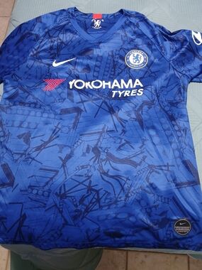 Chelsea FC Football Club Soccer Team Jersey Vntg PULSIC Size Large. PULISIC